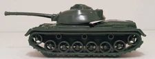 Tim-Mee Toys U.S. Army Plastic Tank Toy 6.5" Long Dark Green