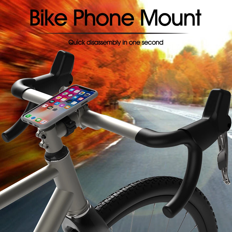 Aluminum Mountain/Road Bike Stem Handlebar Phone Mount, Motorcycle Mobile Holder - Image 4 of 4