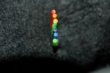 Fiber Optic Insert -Taurus Judge, Public Defender Front Sight Pins .080" 2x3" 