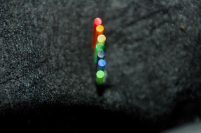 Fiber Optic Insert -Taurus Judge, Public Defender Front Sight Pins .080'' 2x3'' 