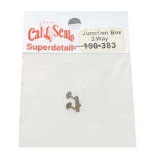 NEW Cal Scale 190-383 Three-Way Junction Boxes HO Scale