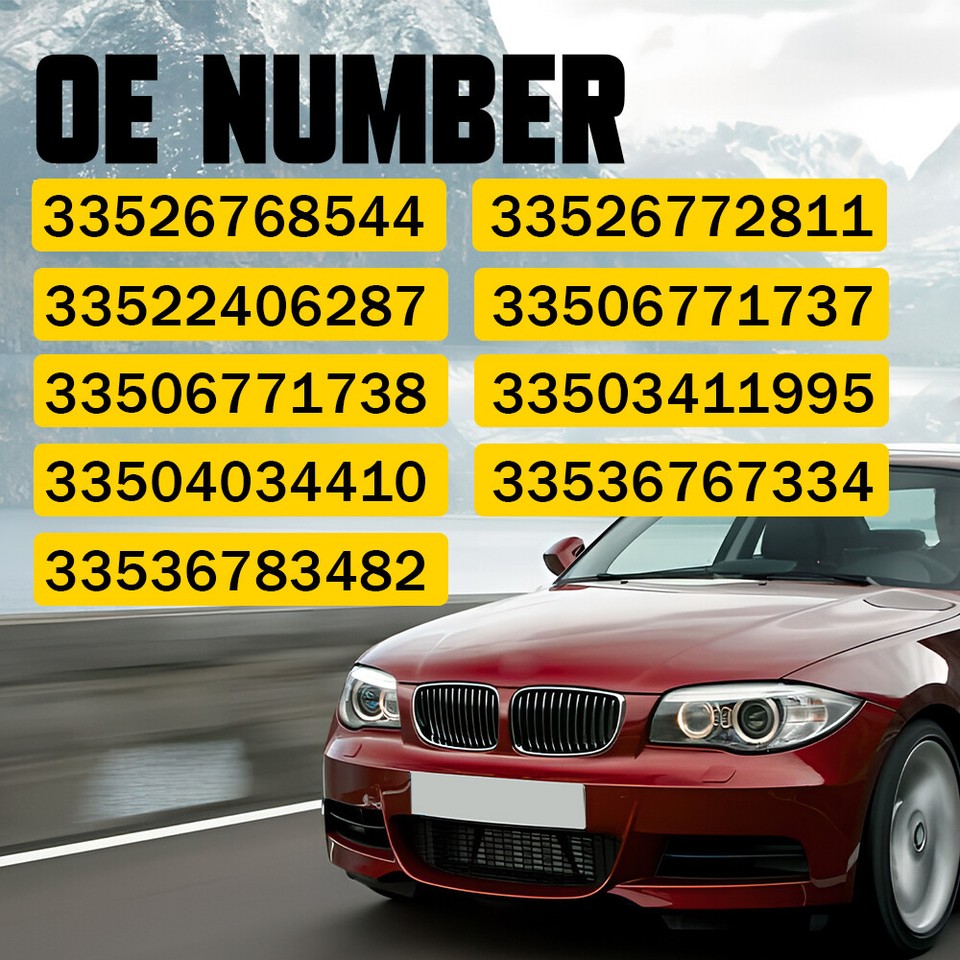 REAR SHOCK ABSORBERS SHOCKERS STRUT MOUNT DUST COVER KIT FITS FOR BMW 1