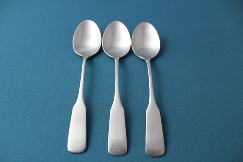 WMF PILGRIM Satin Teaspoons (Set of 3) Stainless Germany 6 1/8"
