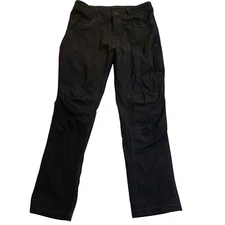 Swiss Tech Mens Cargo Pants 32x30  Black Soot Stretch Nylon Spandex Mix