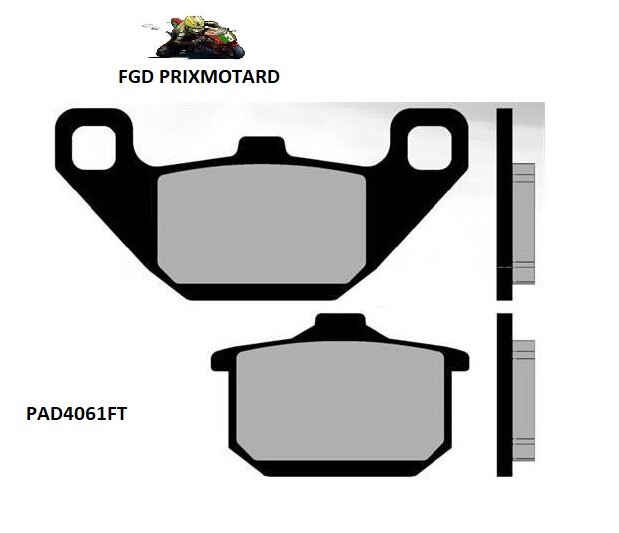 Plaquettes de frein arriere Brenta pour balades sereines en Kawasaki VN 1500