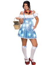 New Wizard of Oz Dorothy Adult Costume Plus Size