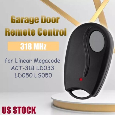 For ACT-34B LINEAR Transmitter ACP00872 318mhz Garage Door Opener Remote