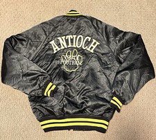 Vintage Howe Athletic ANTIOCH Youth Football Size M Bomber Jacket Made In USA