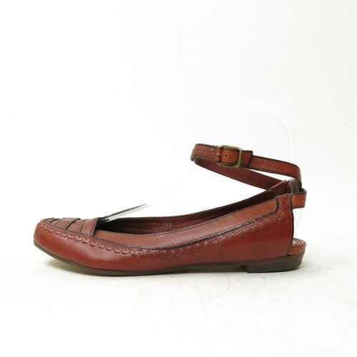 Frye Square Toe Woven Leather Ankle 