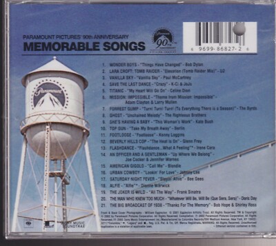paramount pictures 90th anniversary memorable songs cd sealed | eBay
