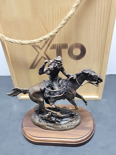 "I'll Be Back" Jack Bryant XTO Energy / Exxon 5 year anniversary bronze statue