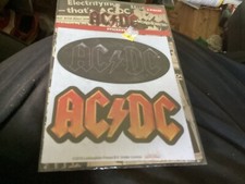 ACDC 2 sticker set Rock Band Music Leidseplein Presse 2010