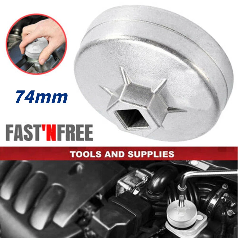 74mm x14 Ölfilterschlüssel Ölfilterkappe für VW Porsche Mercedes  
