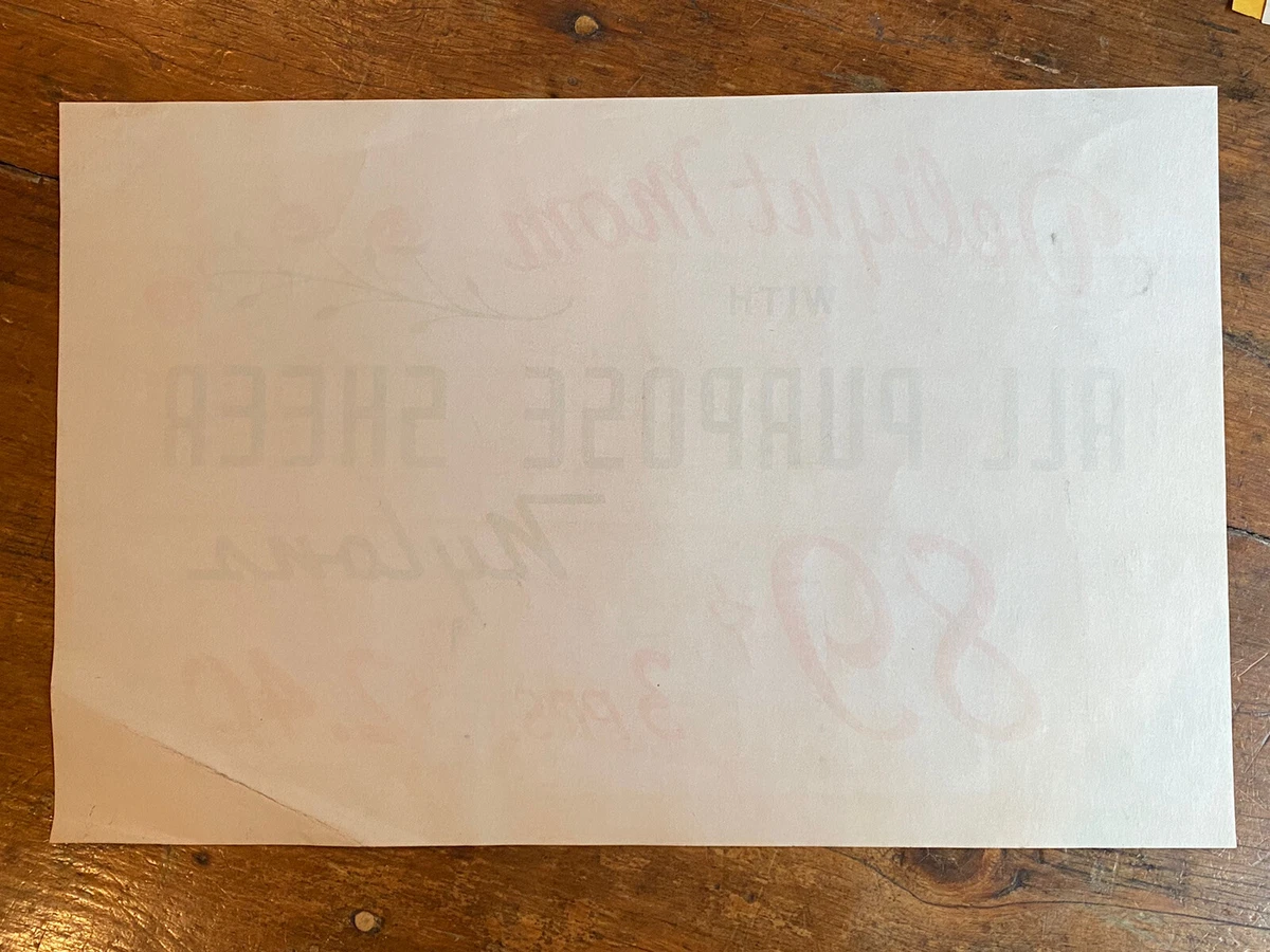 Vintage C.1945 Delight MOM, Sheer NYLONS Advertising Display Signage  17x11 | eBay