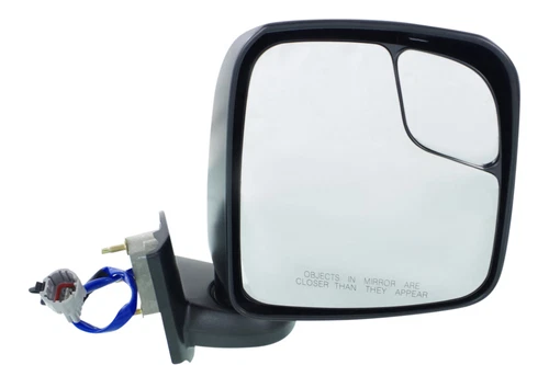 Fits 13-21 Nissan NV200 SV Power Door Mirror Textured Black With Heat-Spotter RH