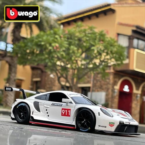 1:24 Porsche 911RSR alliage voiture de course modèle jouet moulé sous pression véhicule livraison gratuite neuf - Photo 1/11