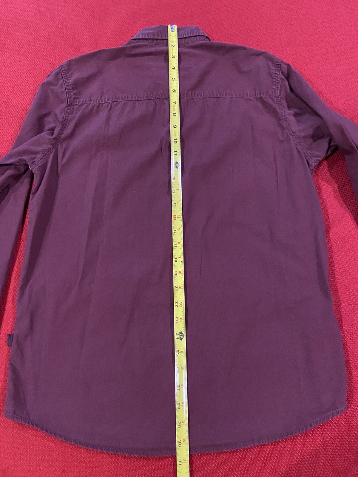 Company 81 Men’s Maroon Size Large Button Up Long Sleeve Casual Shirt. image 6