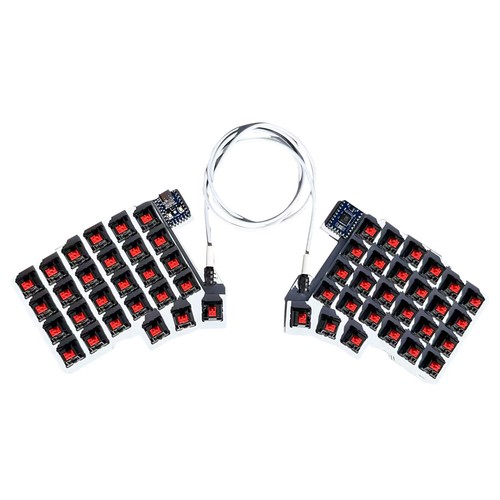Split Keyboard Wired Ergonomics Keyboard Hot Swap Split-layout Keyboard for PC - Afbeelding 9 van 27
