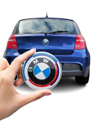 82mm 50. Jubiläum Heck Emblem für BMW  E87 E63
