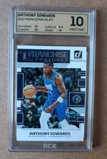 Anthony Edwards Donruss Franchise Features 2022/23 - CGA 10 PRISTINE not PSA