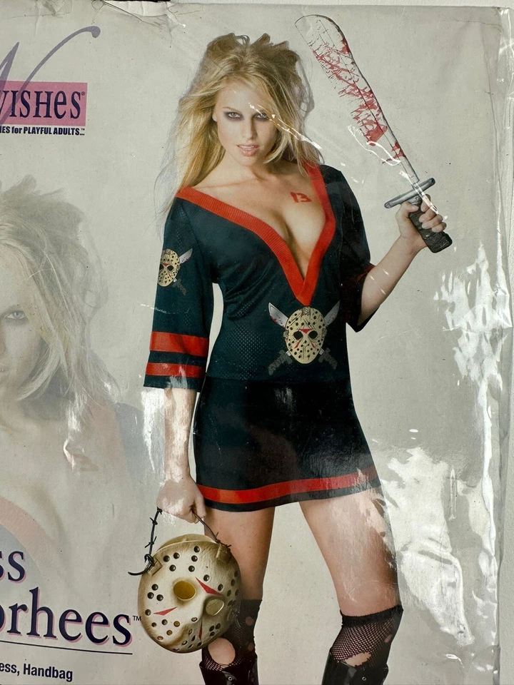 Jason Costume Adult Sexy Miss Voorhees Friday The 13th Halloween - Image 2 of 4