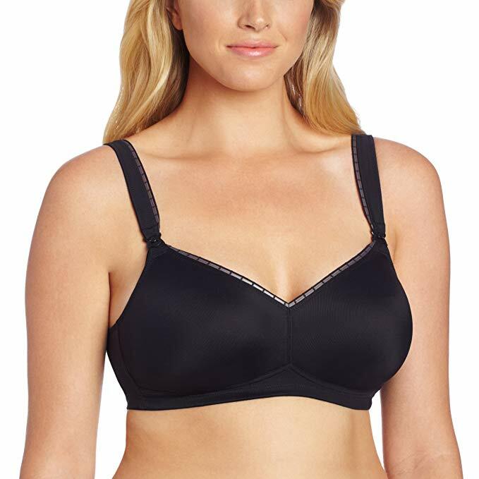 ANITA Black Twin Maximum Comfort Wire-Free Nursing Bra, US 34C, UK 34C, NWOT