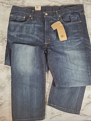 Levi 514 Straight Fit Blue Jeans 38 x 30 NWT - MSRP 59.50