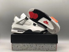 Jordan 4 Retro "White Cement" Men's Mid Top Basketball Shoes FV5029-100