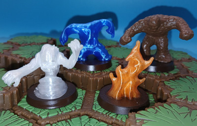 Heroscape Proxy Elemental Lot Premium Pre-Painted 3D Printed Proxies