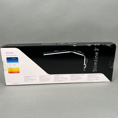 Daylight Slimline 3 Table Lamp Brushed Chrome SEALED NEW London 6000k 4-Levels - Picture 5 of 13