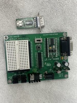 Parallax 28150 Board of Education Serial Rev C BASIC Stamp 2 BS2 Rev J Kit