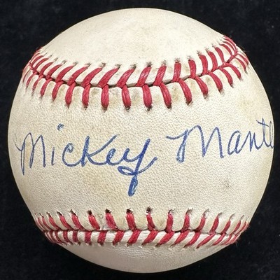 Mickey Mantle “Vintage” Signature Signed Baseball JSA Holo Only | eBay