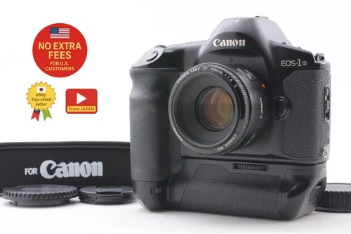 [Near MINT] Canon EOS-1N HS 35mm Film Camera + EF 50mm f1.8 ii Lens From JAPAN