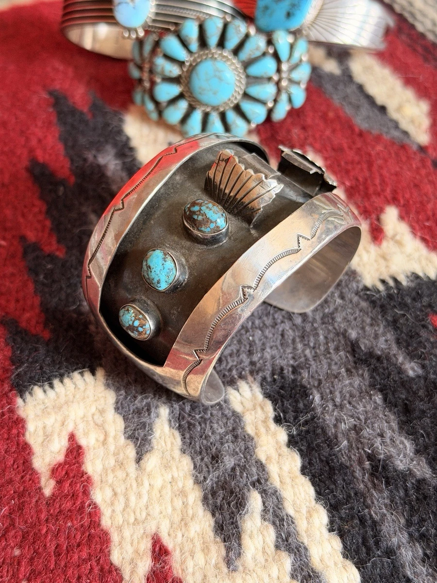アクセサリー VT navajo bangle vintage Vintage Navajo Turquoise Cuff for sale | eBay