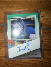 2022 Panini WWE NXT - Nxt Signatures Indi Hartwell #NS-IHW Green Boarder