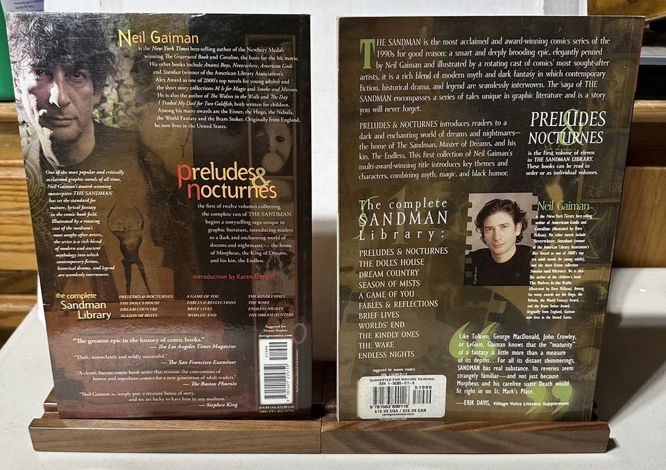 Lot of 10 Sandman Books - Volumes I thru II & IV thru X - Image 2 of 4