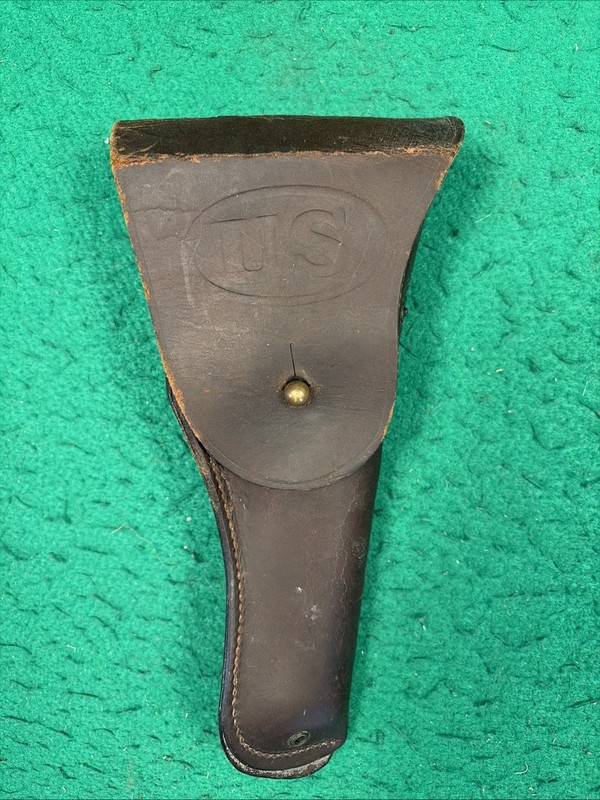 Original WW I U.S. Army 45 Auto Holster Made By G&K 1918 Inspection A.G.