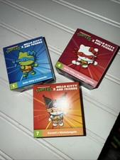 McDonald  s Hello Kitty x TMNT Happy Meal Toys 1, 4, 7 Lot of 3