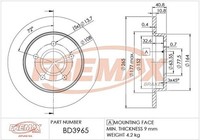 Bremsscheiben FüR Ford Fiesta V Van VI Focus II Limo DB Turnier DA 05-17 1748745