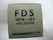 New Old Stock Sylvania FDS 150W 120V Tungsten Halogen Projector Lamp with Box