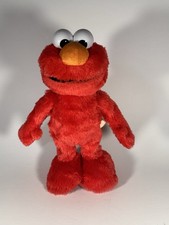 Elmo Sesame Street Singing  Dancing Plush 14" English Spanish Tested Works