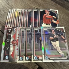 2024 Bowman Chrome Prospect Tommy Troy Lot to 16 Arizona Diamondbacks