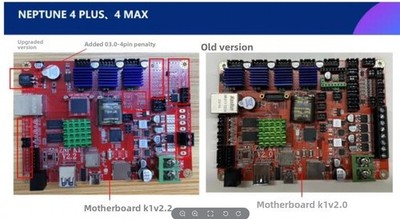 For ELEGOO Neptune 4Max/plus Motherboard K1 V2.2 version 3D Printer Parts