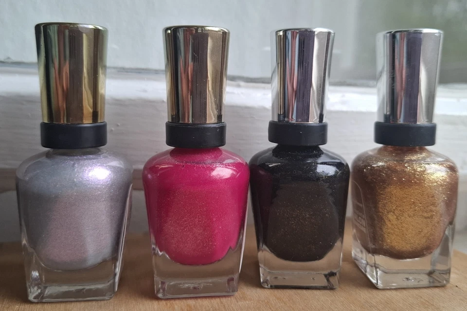 Sally Hansen Nagellack Set Complete Salon Manicure 4x 14,7ml Mit Schimmer