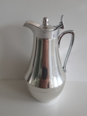 Alfi 185 Saphir Chrom Isolierkanne Thermoskanne Kaffeekanne 1L