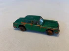 1969 Hot Wheels Redline Rolls Royce Green White Interior Vintage Diecast Car