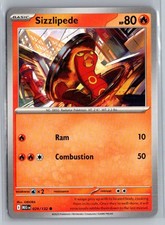 Sizzlipede 029/132 Pokemon TCG Mega Evolution
