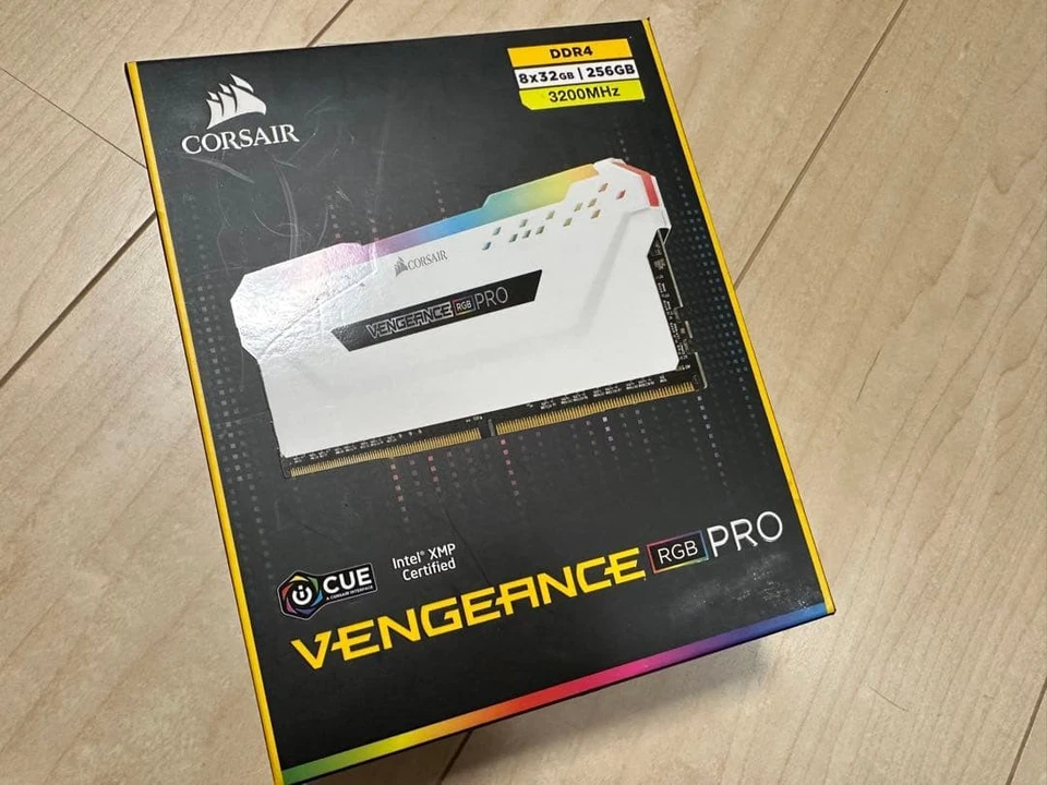 CORSAIR VENGEANCE RGB PRO 256GB DDR4 3200MHz 32GBx8 RGB Memory Tested - Image 2 of 3