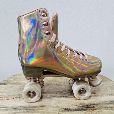 Impala Z55115 Womens Marawa Rose Gold PVC Quad Roller Skates Size US 10 EU 41