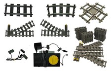 Lego Eisenbahn 9V Schienen Weichen Anschlusskabel Trafo 4515 4520 4531 4519 4548